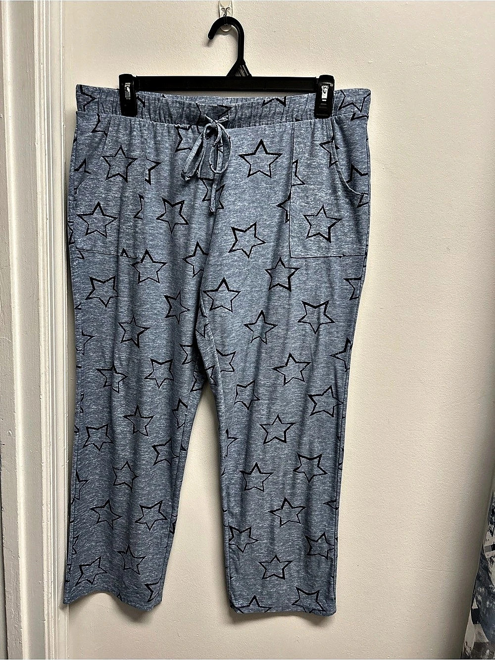 Lucky Brand Star Print Leggings in Gray Size XL Like New